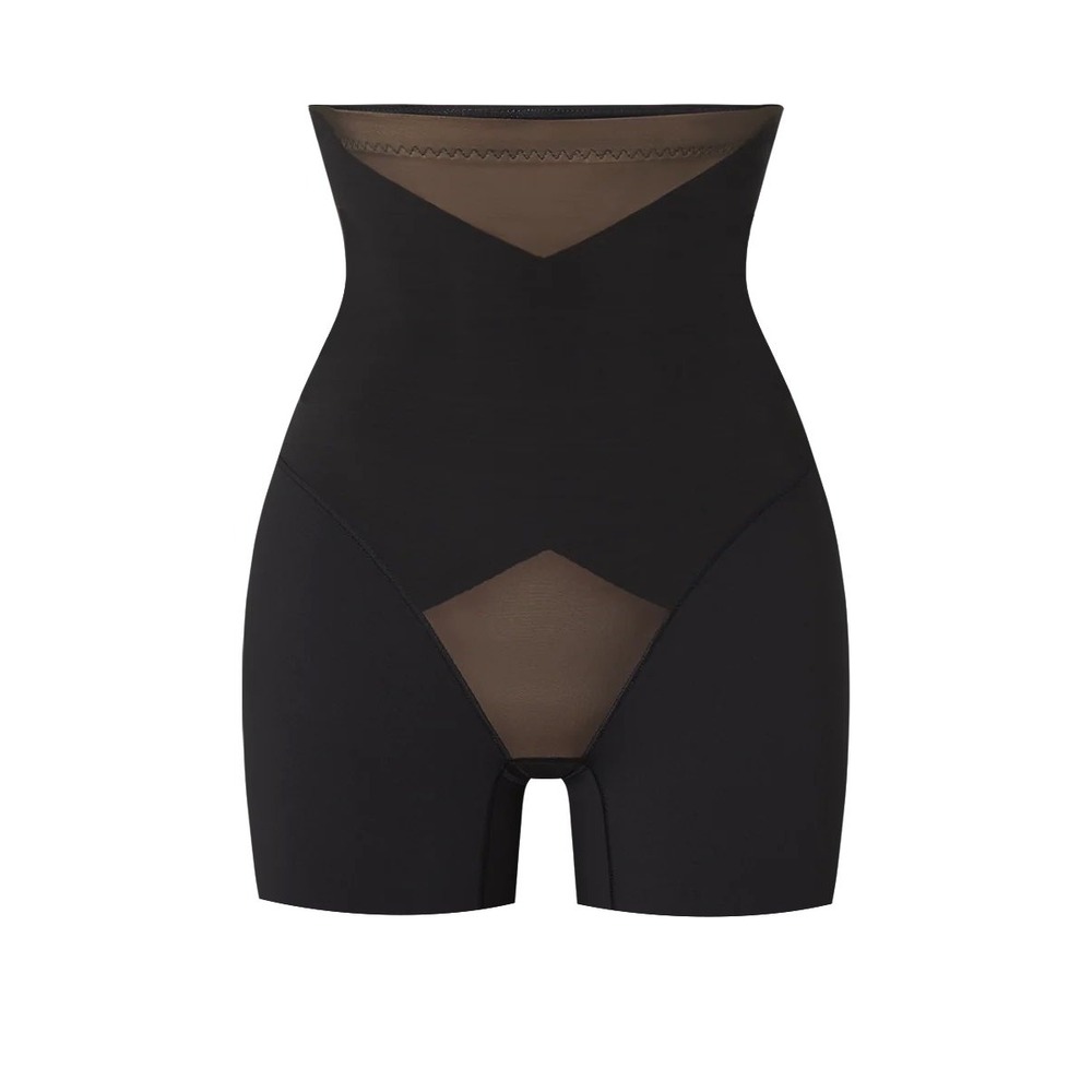 Honeylove SuperPower Short Onyx Black High Waisted Sculptwear Size L